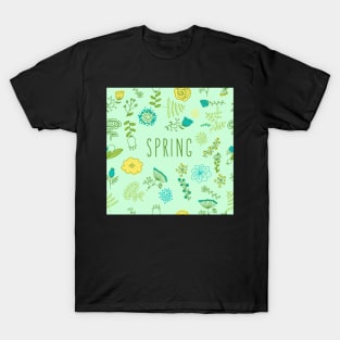 Spring pattern with flowers T-Shirt